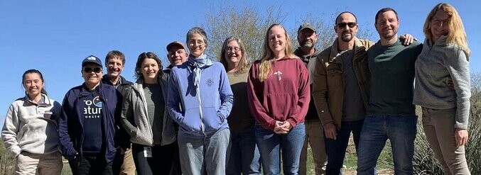 Participants of the first Motus Tag Application Certification course held at the AZGFD Phoenix office in February 2023 (photo courtesy of Chrissy Kondrat).